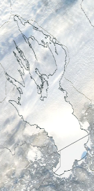Спутниковый снимок Онежского озера 2022-01-12