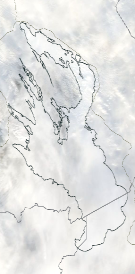 Спутниковый снимок Онежского озера 2022-01-16
