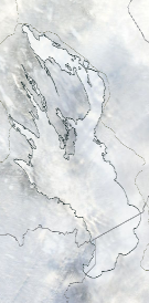 Спутниковый снимок Онежского озера 2022-01-19