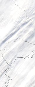 Спутниковый снимок  Рыбинского водохранилища и Белого озера 2022-01-25