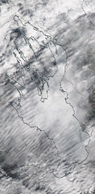 Спутниковый снимок Онежского озера 2022-05-06