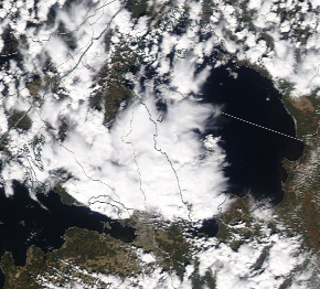 Спутниковый снимок Ладога, Финский залив 2022-05-08