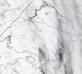 Спутниковый снимок Ладога, Финский залив 2022-05-11