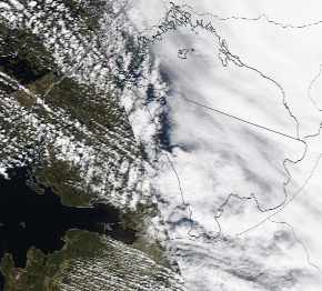 Спутниковый снимок Ладога, Финский залив 2022-05-13