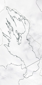 Спутниковый снимок Онежского озера 2022-05-13