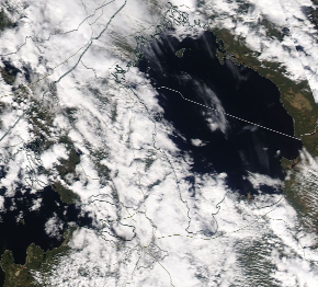 Спутниковый снимок Ладога, Финский залив 2022-05-15