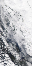 Спутниковый снимок Онежского озера 2022-05-15