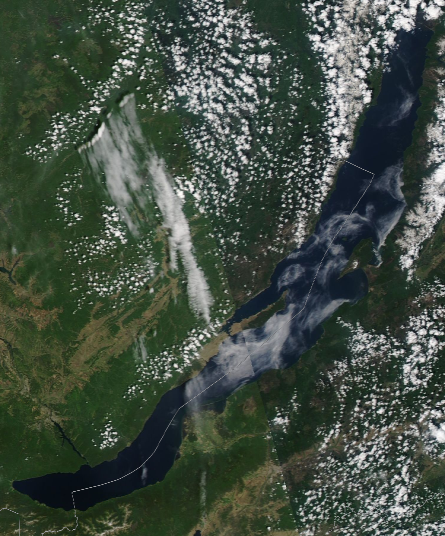 Спутниковый снимок Байкала 2022-06-12