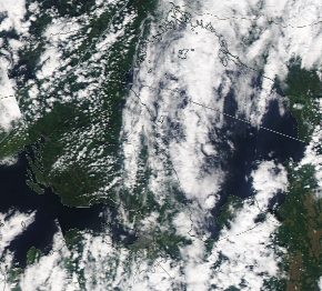 Спутниковый снимок Ладога, Финский залив 2022-06-12