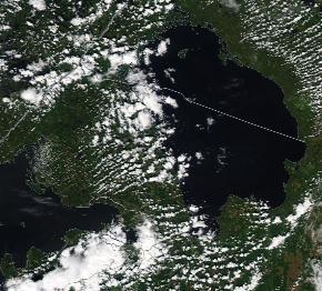 Спутниковый снимок Ладога, Финский залив 2022-06-13