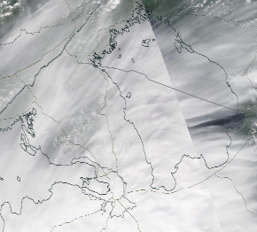 Спутниковый снимок Ладога, Финский залив 2022-06-14