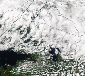 Спутниковый снимок Ладога, Финский залив 2022-06-16