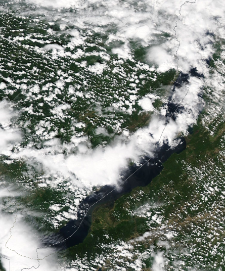 Спутниковый снимок Байкала 2022-06-20