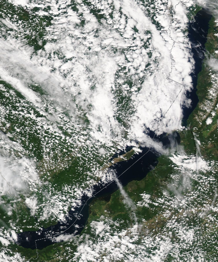 Спутниковый снимок Байкала 2022-06-23