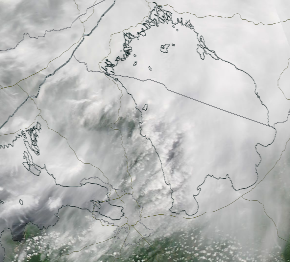 Спутниковый снимок Ладога, Финский залив 2022-06-23