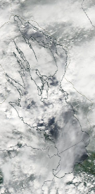 Спутниковый снимок Онежского озера 2022-07-24