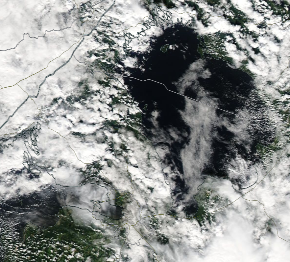Спутниковый снимок Ладога, Финский залив 2022-07-29