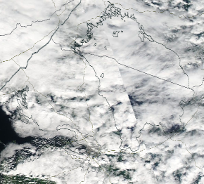 Спутниковый снимок Ладога, Финский залив 2022-07-30