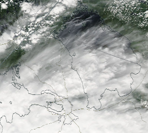 Спутниковый снимок Ладога, Финский залив 2022-08-01