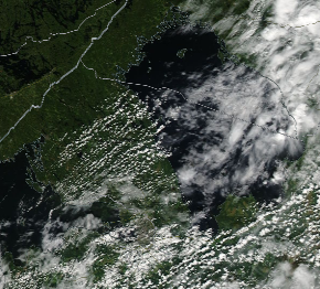 Спутниковый снимок Ладога, Финский залив 2022-08-03