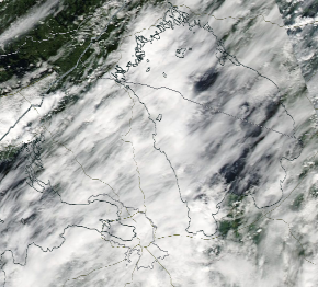 Спутниковый снимок Ладога, Финский залив 2022-08-08