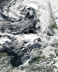Спутниковый снимок  Куршский и Калининградский залив 2022-09-29