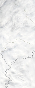 Спутниковый снимок  Рыбинского водохранилища и Белого озера 2022-09-30