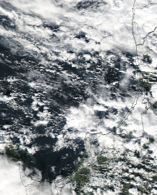 Спутниковый снимок  Куршский и Калининградский залив 2022-10-02