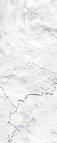 Спутниковый снимок  Рыбинского водохранилища и Белого озера 2022-10-02