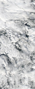 Спутниковый снимок Белое озеро, Рыбинское водохранилище