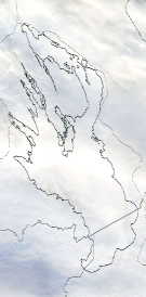 Спутниковый снимок Онежского озера 2023-01-18