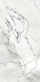Спутниковый снимок Онежского озера 2023-01-30