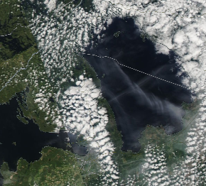 Спутниковый снимок Ладога, Финский залив 2023-05-20