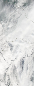 Спутниковый снимок  Рыбинского водохранилища и Белого озера 2023-05-24