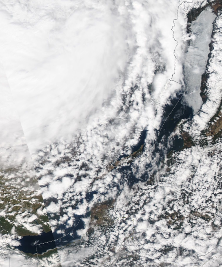 Спутниковый снимок Байкала 2023-05-25