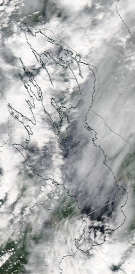 Спутниковый снимок Онежского озера 2023-05-30