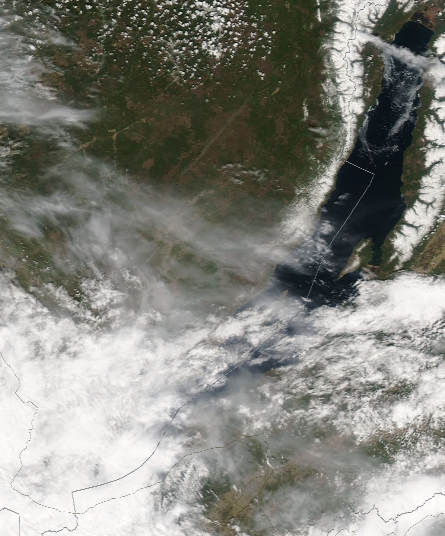 Спутниковый снимок Байкала 2023-05-31