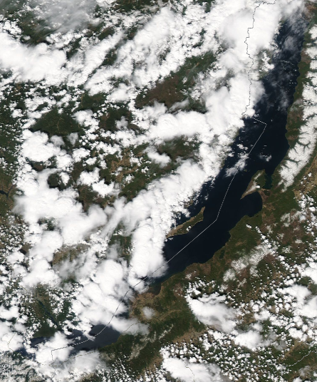 Спутниковый снимок Байкала 2023-06-02