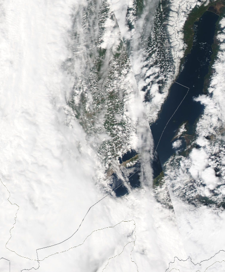Спутниковый снимок Байкала 2023-06-03