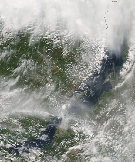 Спутниковый снимок Байкала 2023-06-05