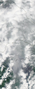 Спутниковый снимок  Рыбинского водохранилища и Белого озера 2023-06-05