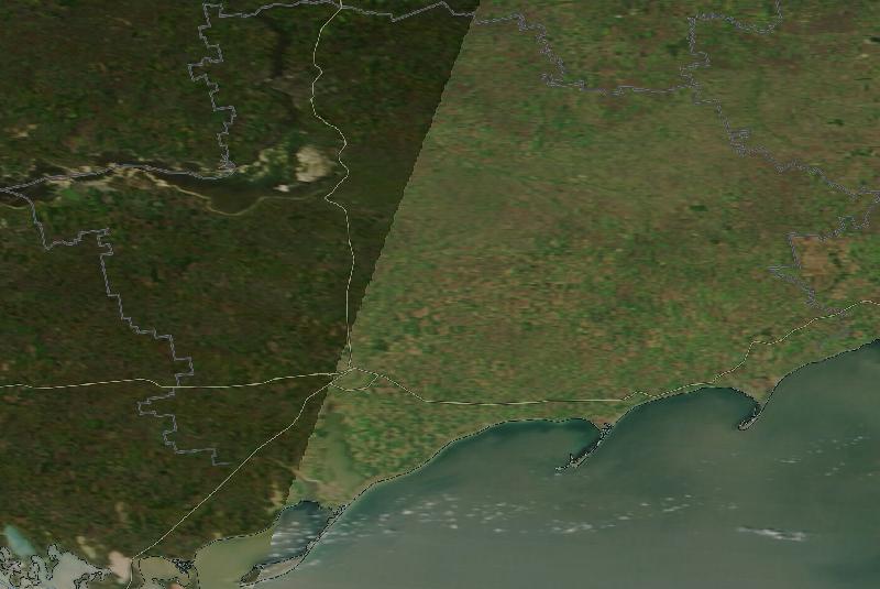Фото с погодного спутника NASA: Запорожская область, 04.05.2024г.