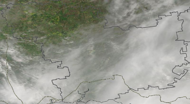 Фото с погодного спутника NASA: Николаевская область, 25.04.2024г.