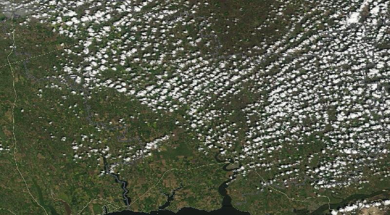 Фото с погодного спутника NASA: Николаевская область, 03.05.2024г.