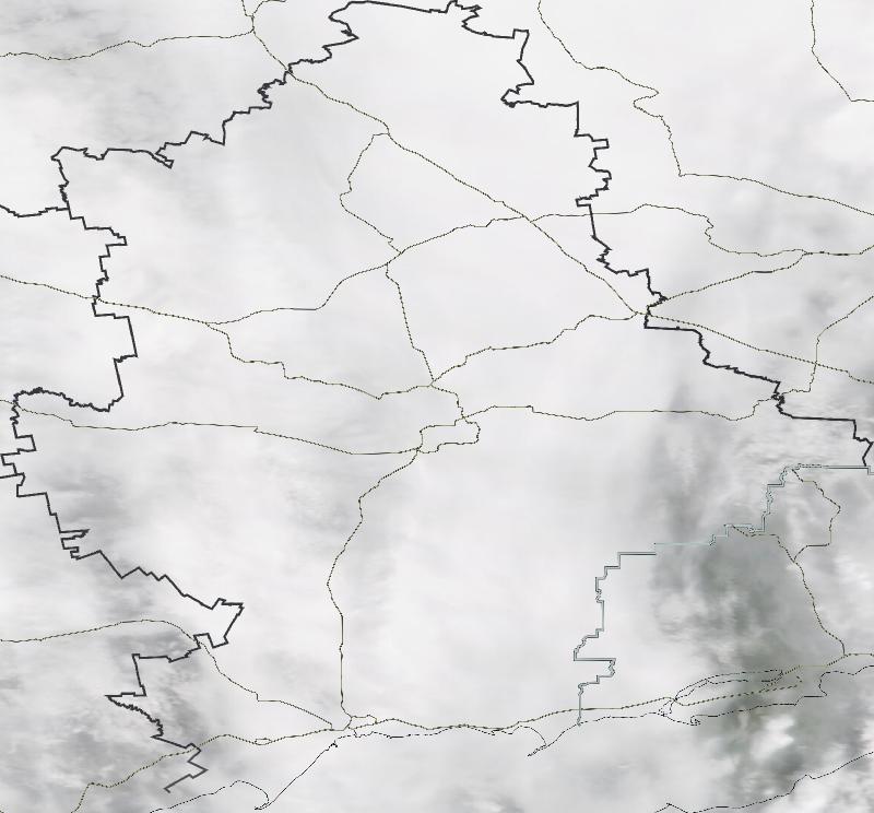Фото с погодного спутника NASA: Донецкая область, 26.04.2024г.
