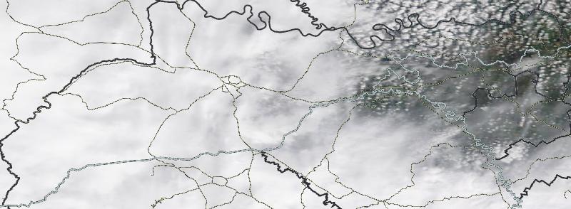 Фото с погодного спутника NASA: Черновицкая область, 22.04.2024г.
