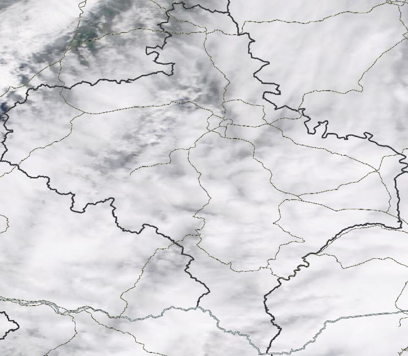 Фото с погодного спутника NASA: Ивано-Франковская область, 25.04.2024г.