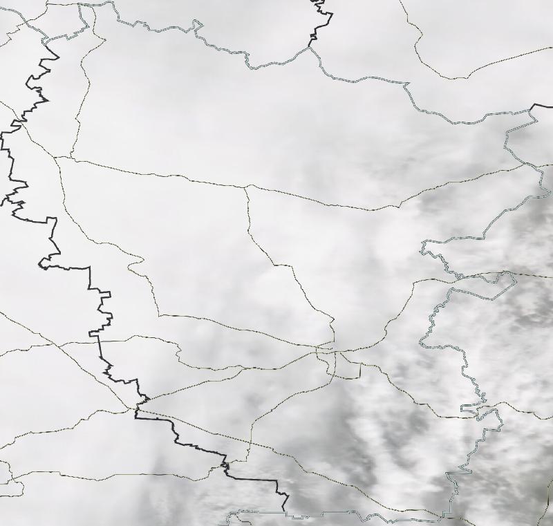 Фото с погодного спутника NASA: Луганская область, 26.04.2024г.
