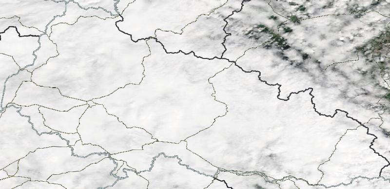 Фото с погодного спутника NASA: Закарпатская область, 24.04.2024г.