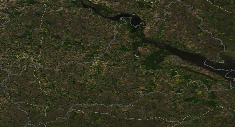 Фото с погодного спутника NASA: Черкасская область, 04.05.2024г.